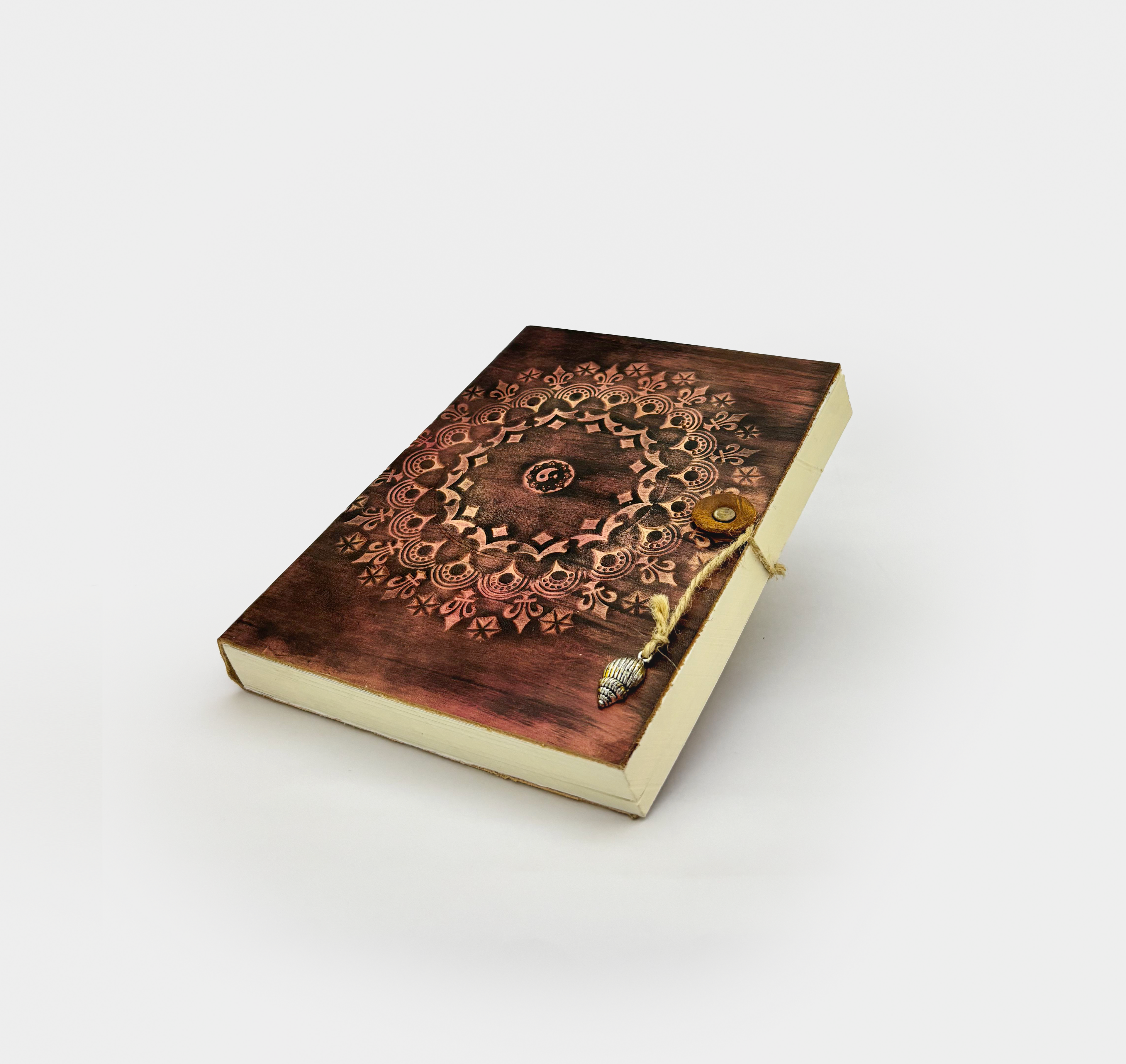 Rustic Mandala Leather Notebook