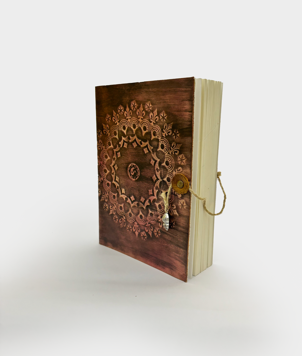 Rustic Mandala Leather Notebook