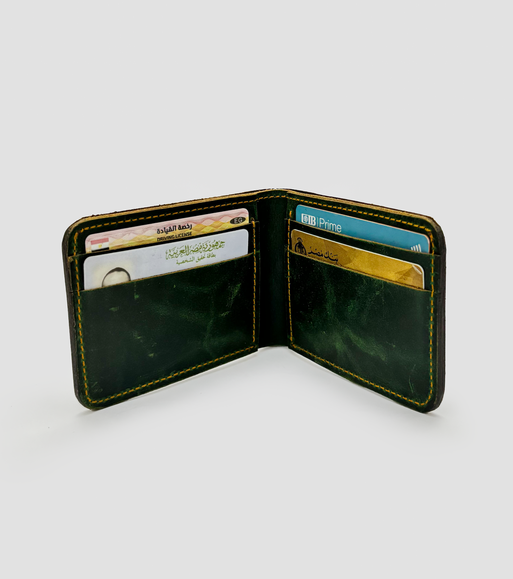 Forest Green Leather Wallet