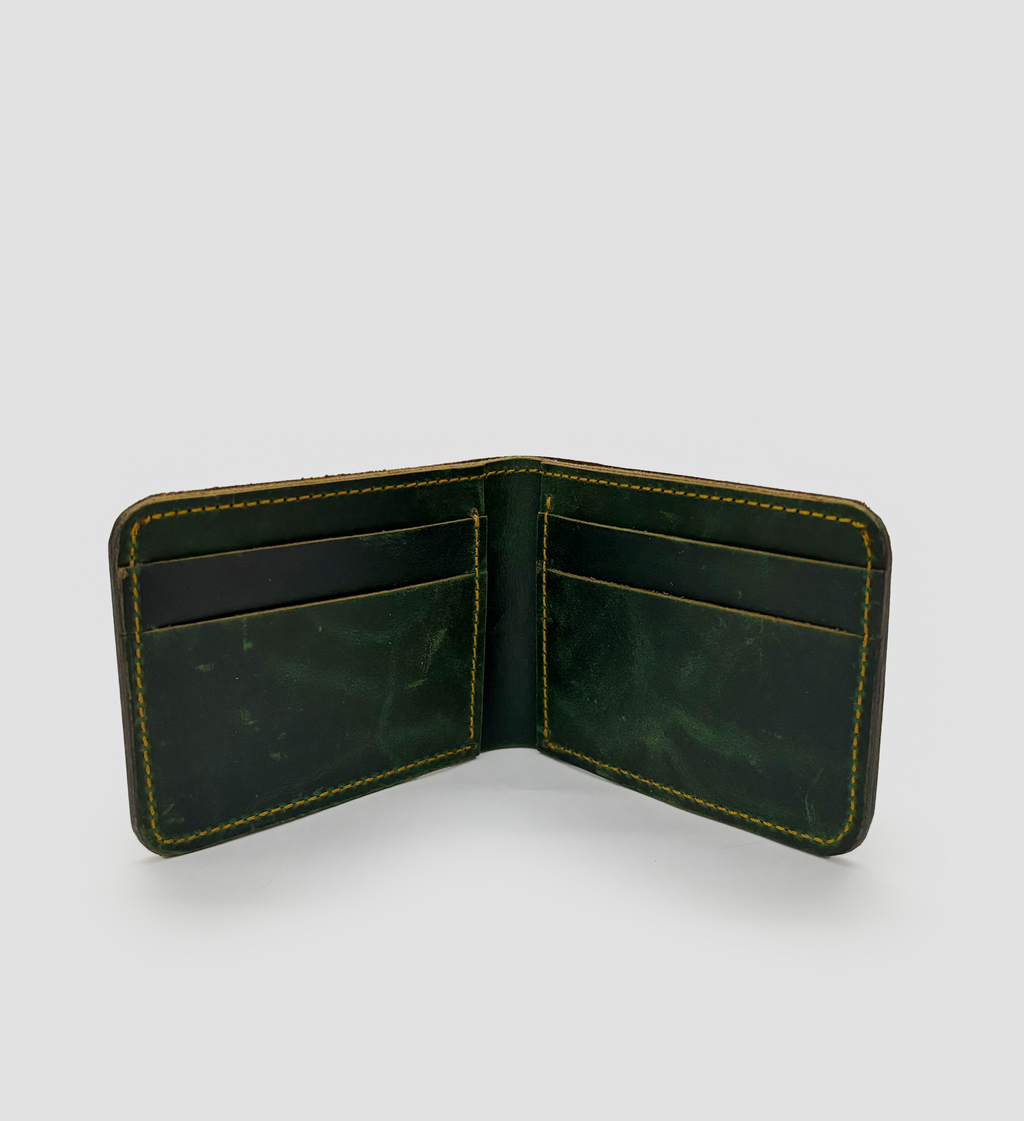 Forest Green Leather Wallet
