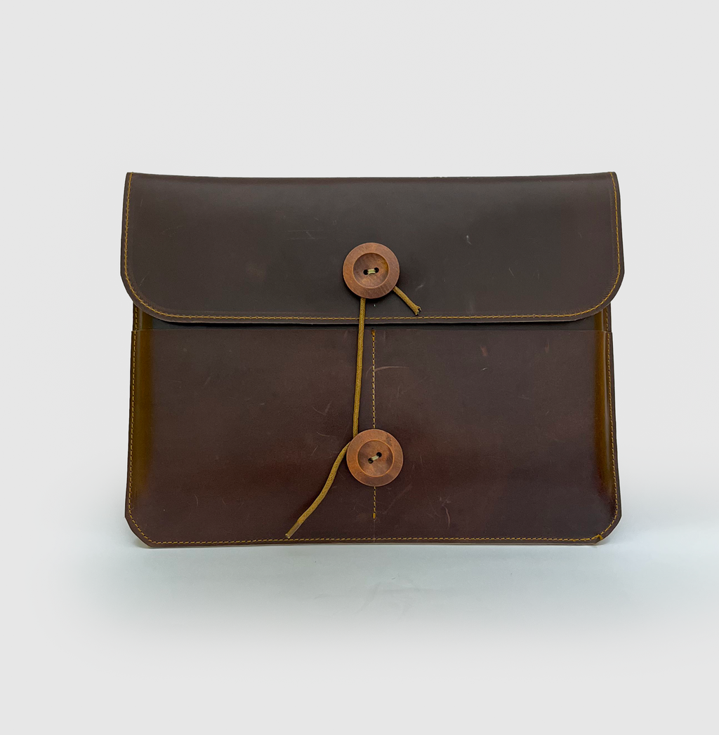 Leather Laptop Sleeve - 14 inch