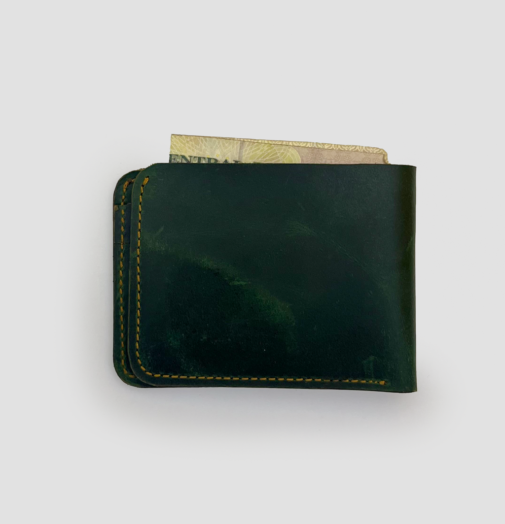 Forest Green Leather Wallet