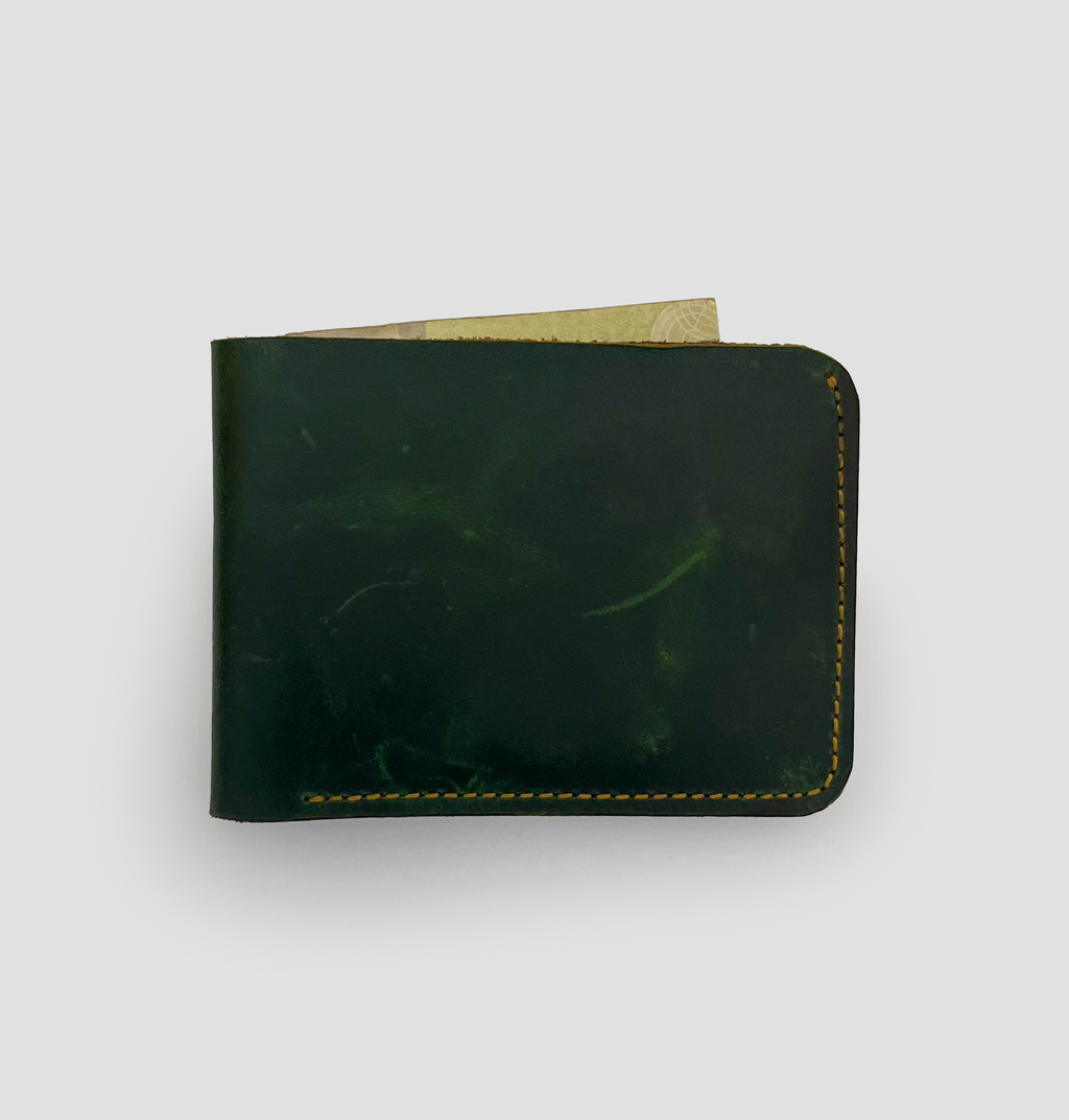 Forest Green Leather Wallet