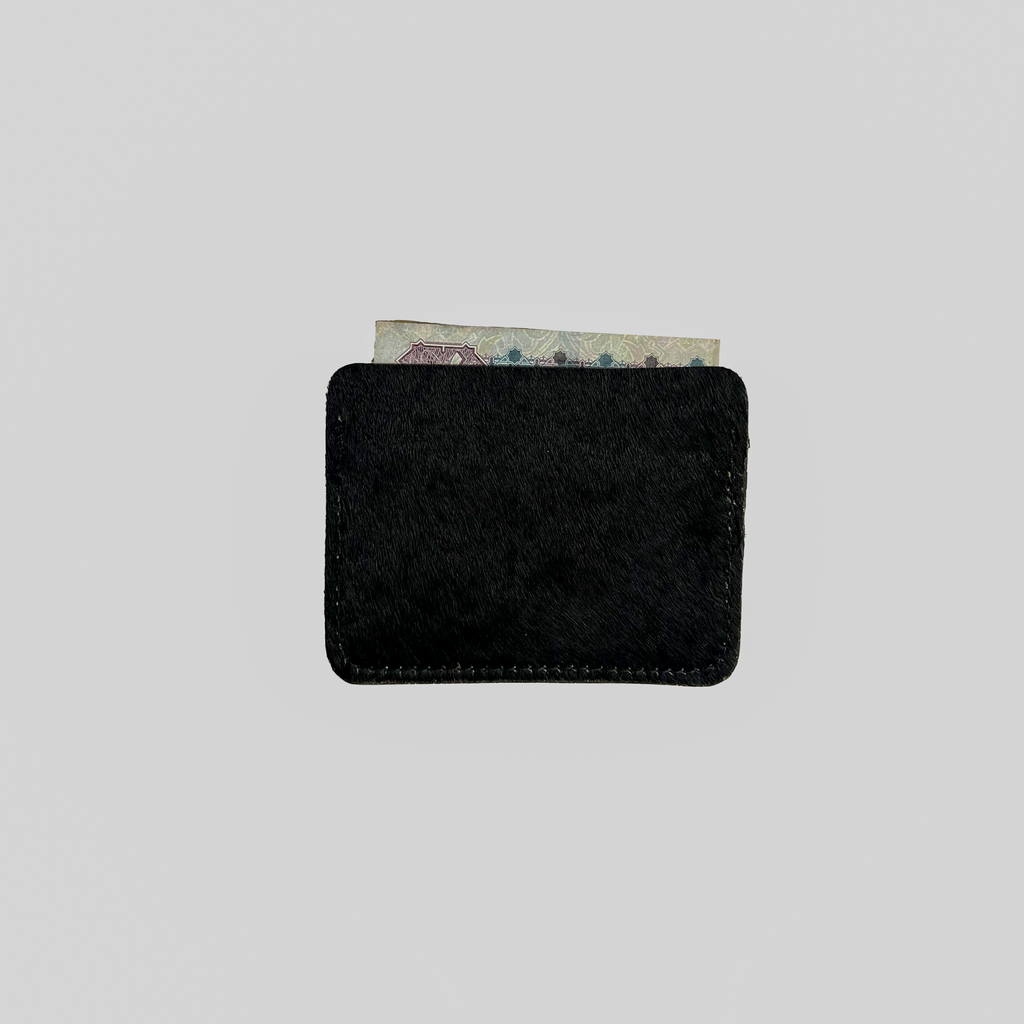 Hair Leather Card Holder