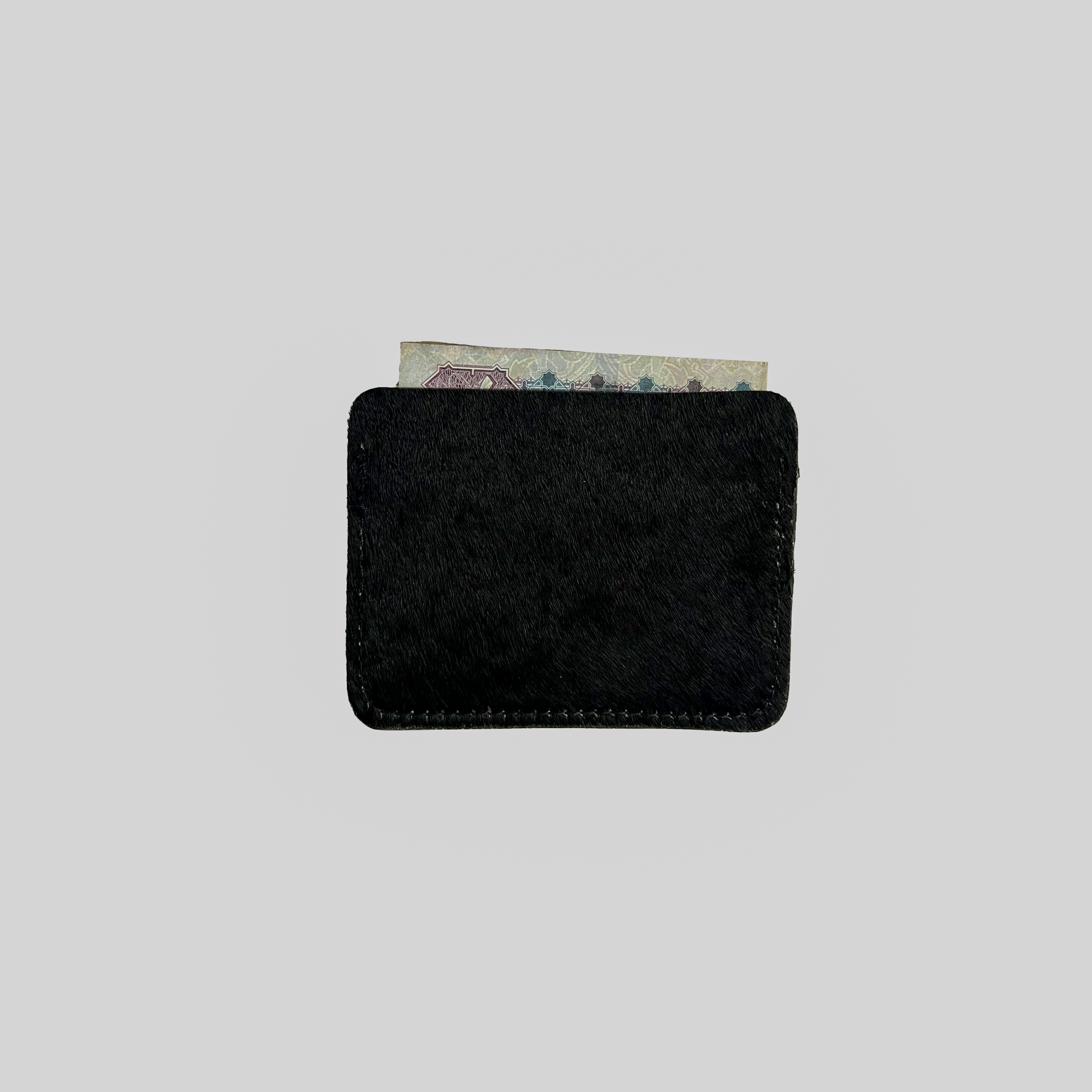 Hair Leather Card Holder