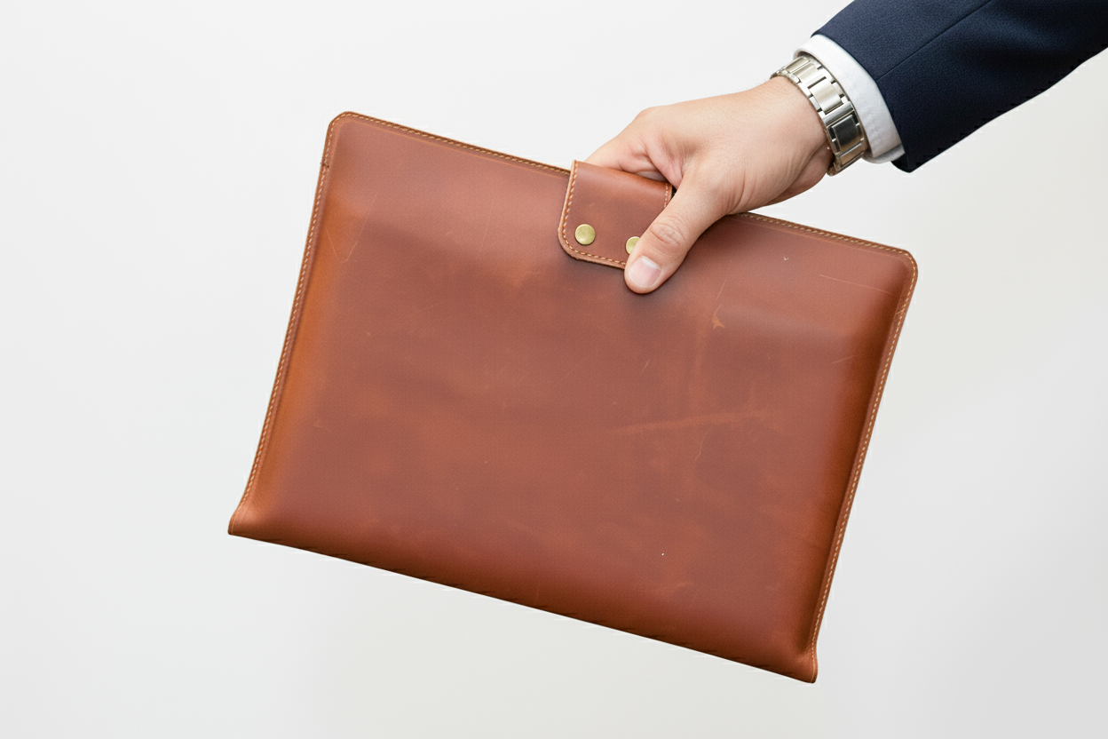Leather Laptop Portfolio