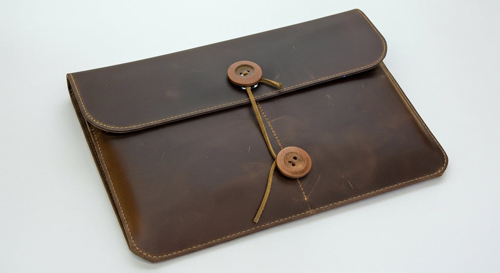 Leather Laptop Sleeve - 14 inch