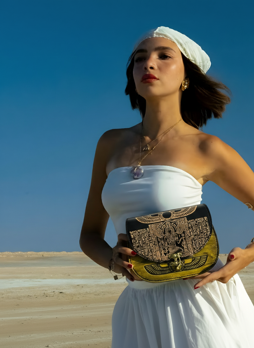 Pharaoh's Gold Crossbody Bag